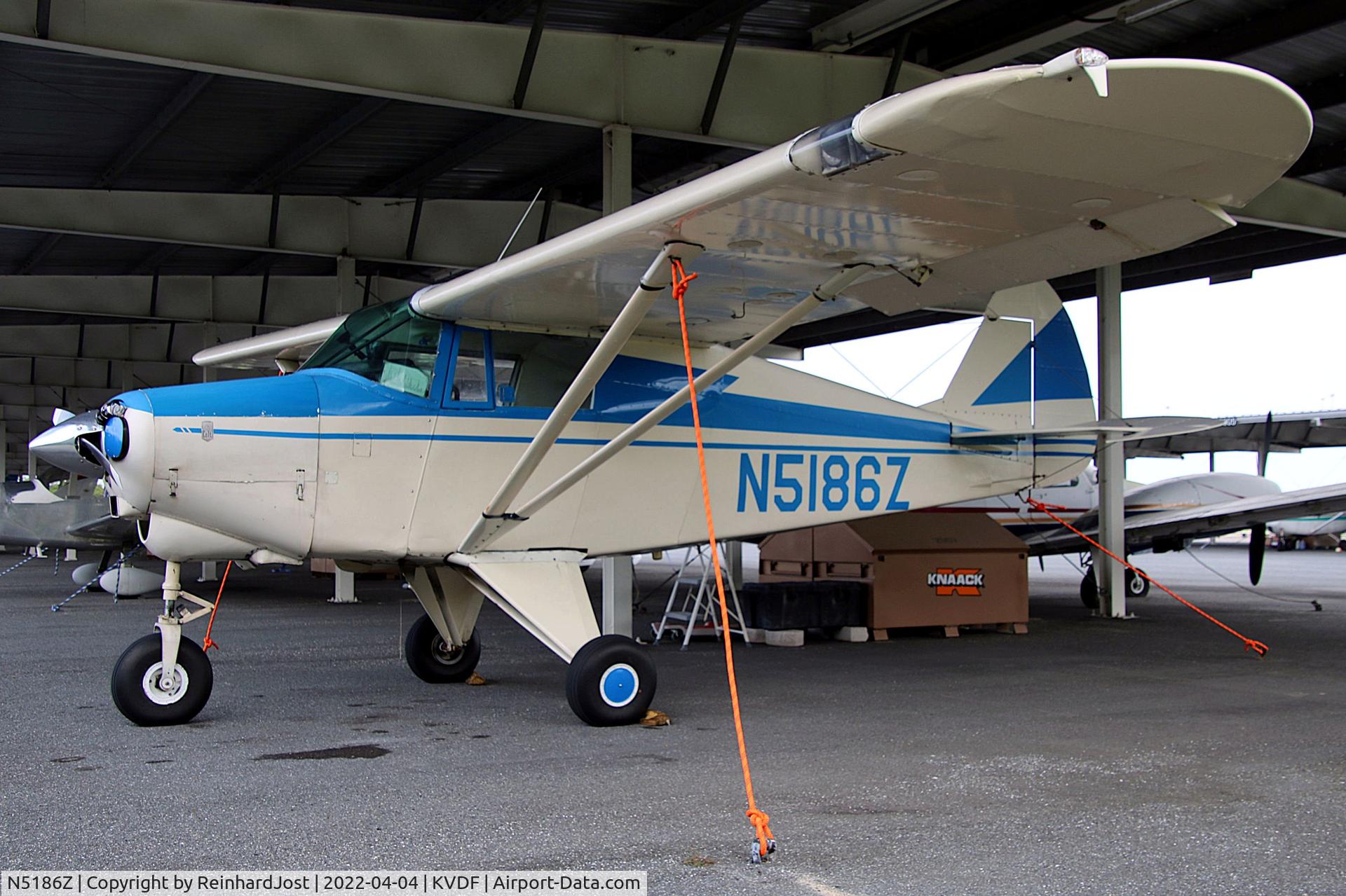 N5186Z, 1961 Piper PA-22-108 Colt C/N 22-8853, Piper Colt (build 1961)  at Tampa Executive, FL