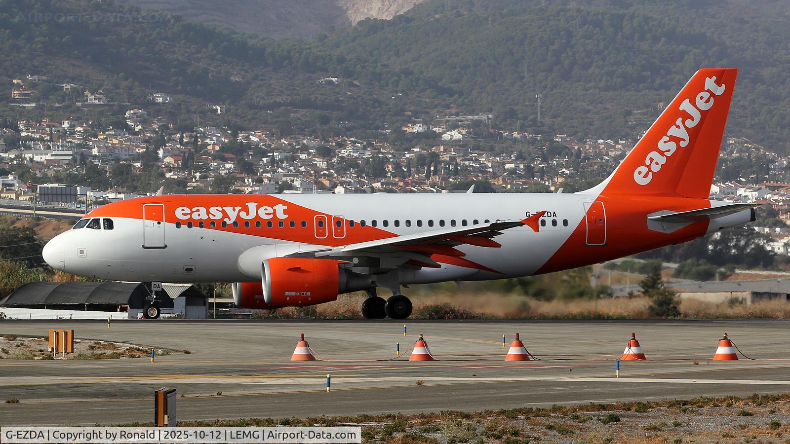 G-EZDA, 2008 Airbus A319-111 C/N 3413, at agp