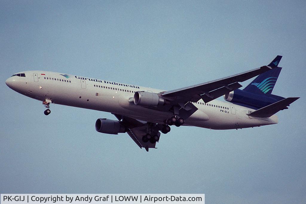 PK-GIJ, 1993 McDonnell Douglas MD-11F C/N 48504, Garuda MD11