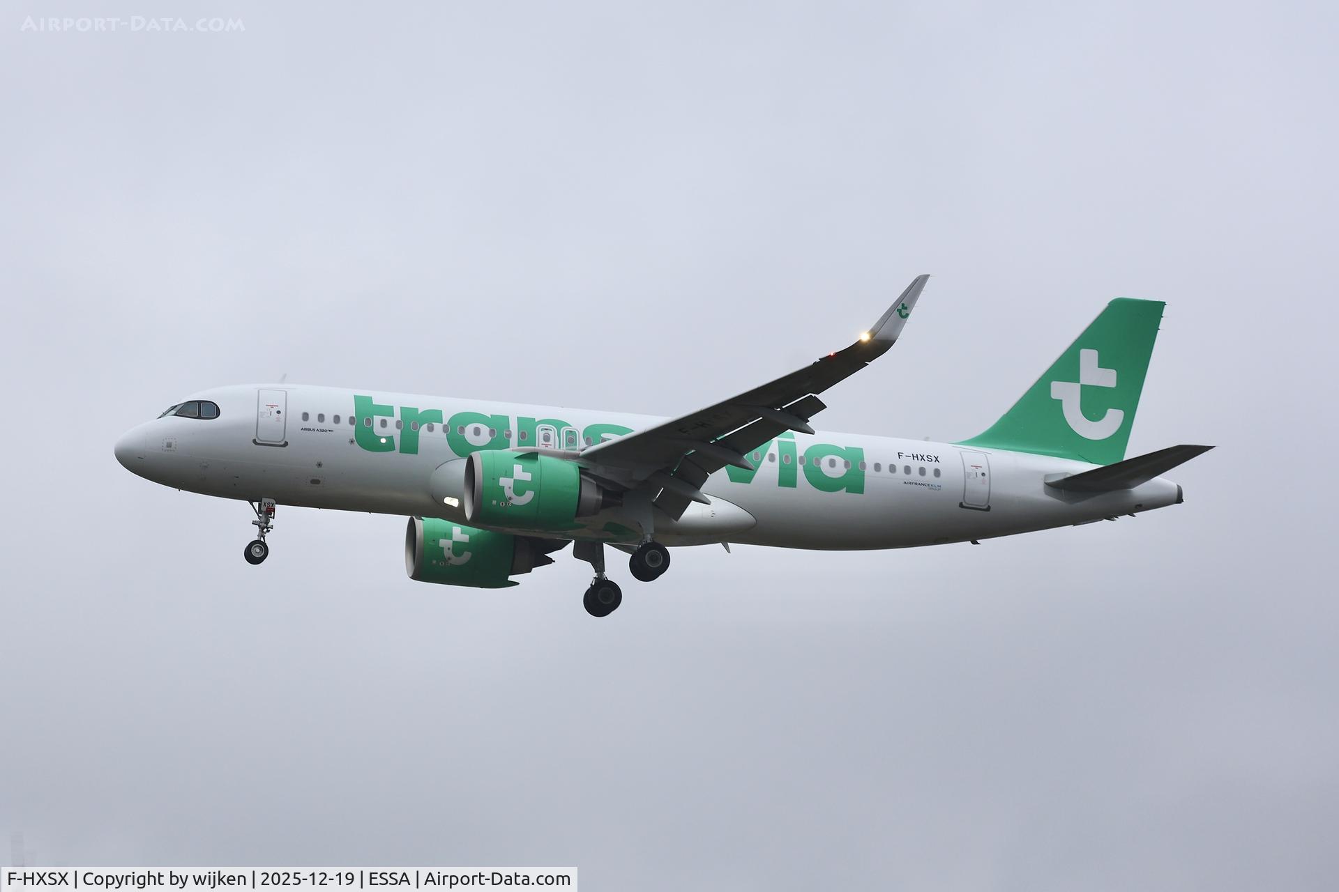 F-HXSX, 2025 Airbus A320-252N C/N 12827, Rwy 26