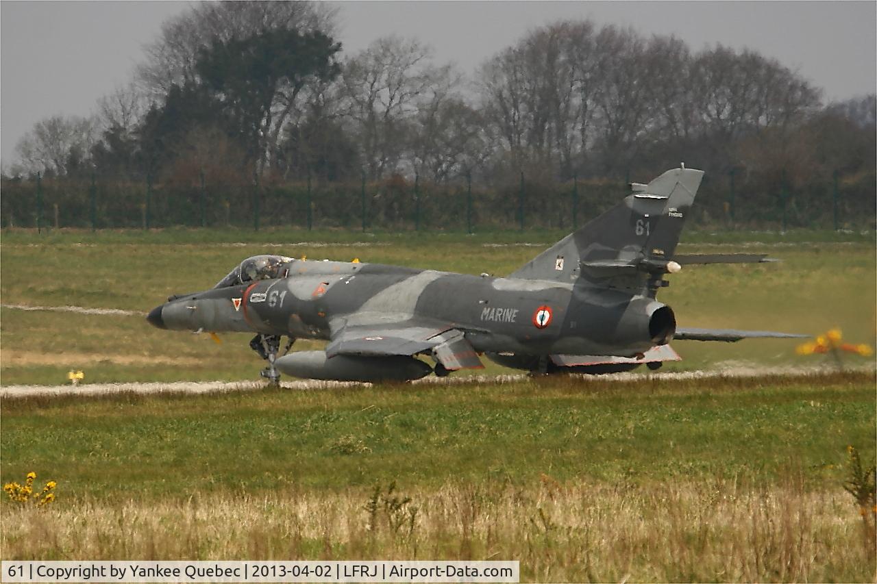 61, Dassault Super Etendard C/N 67, Dassault Super Etendard, Landivisiau Naval Air Base (LFRJ)