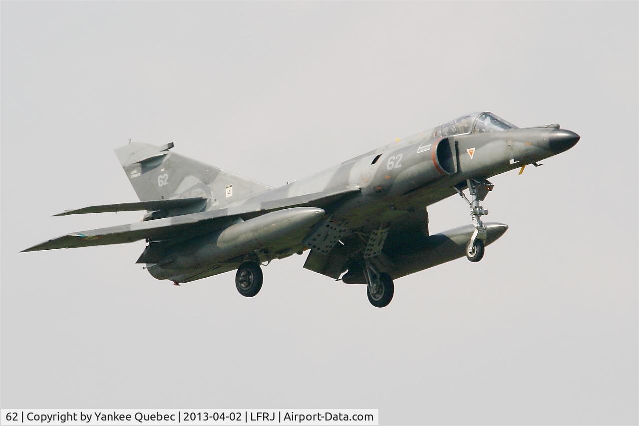 62, Dassault Super Etendard C/N 76, Dassault Super Etendard, Landivisiau Naval Air Base (LFRJ)