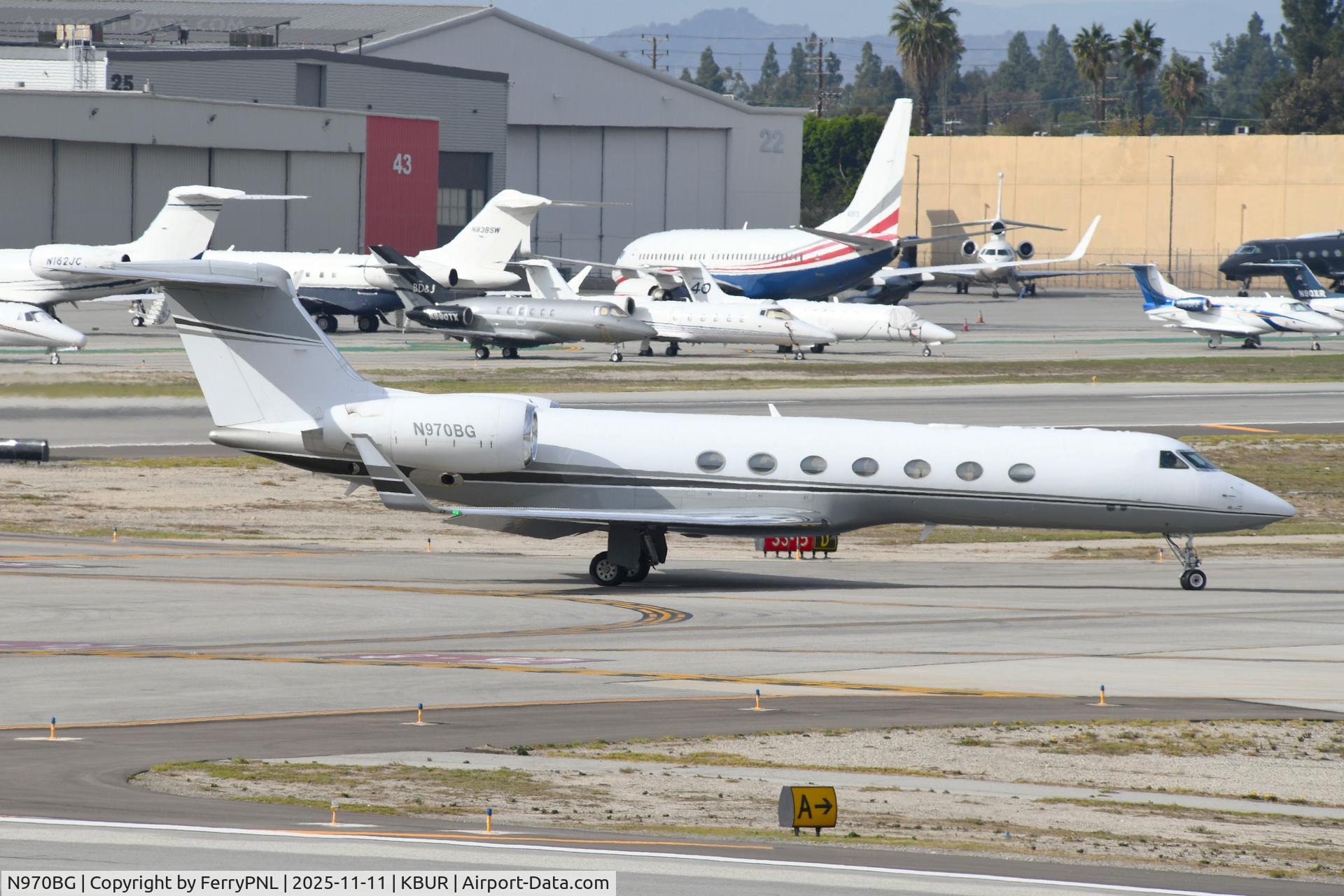 N970BG, 1998 Gulfsream V C/N 562, Prime Jet G5 for departure