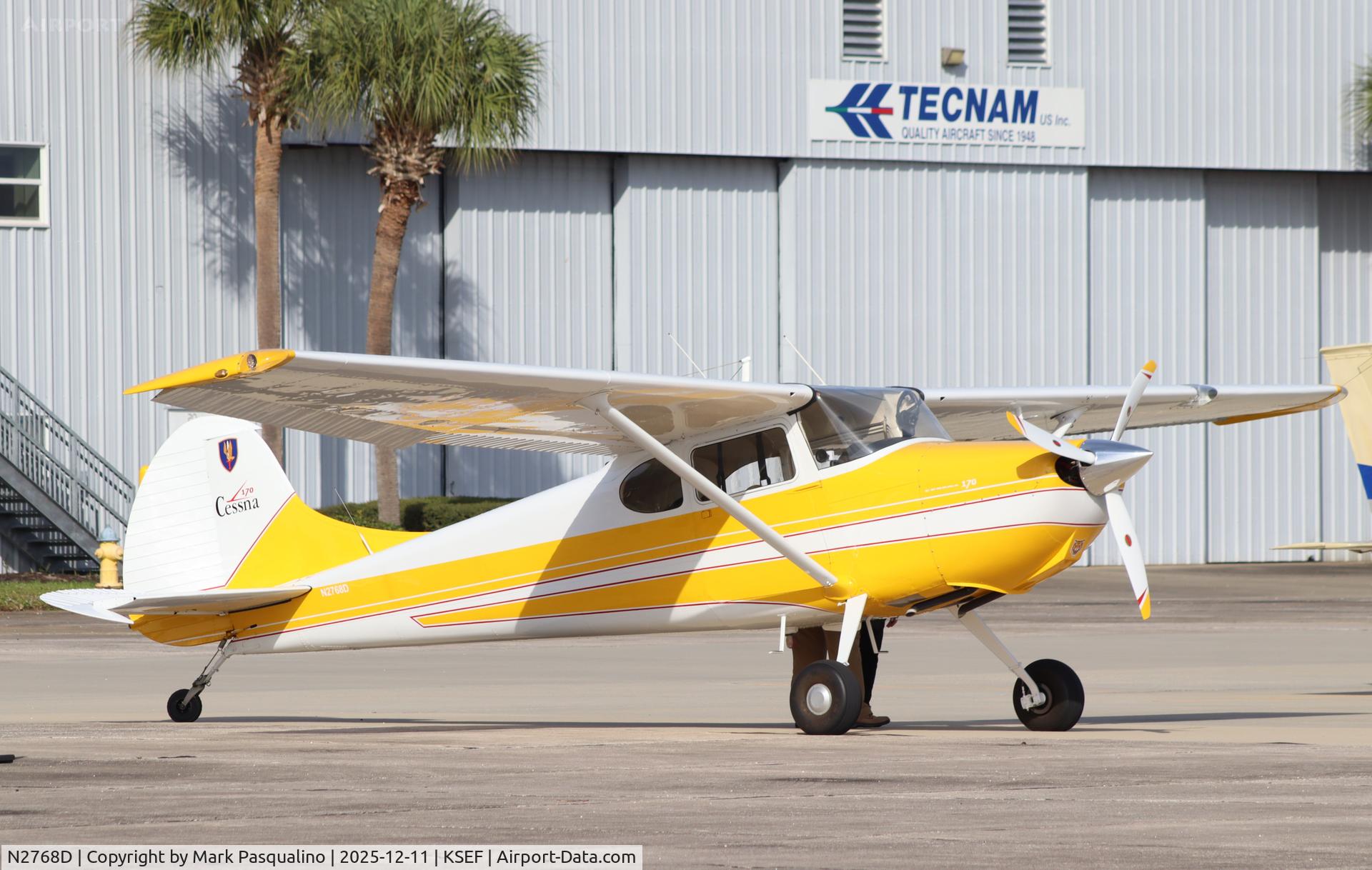 N2768D, 1952 Cessna 170B C/N 25310, Cessna 170B