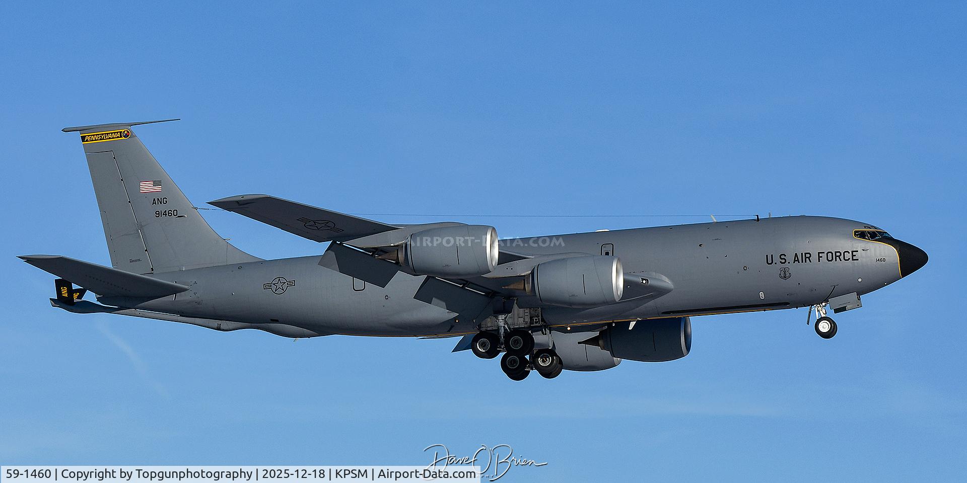 59-1460, 1959 Boeing KC-135T Stratotanker C/N 17948, STEEL71 working RW16