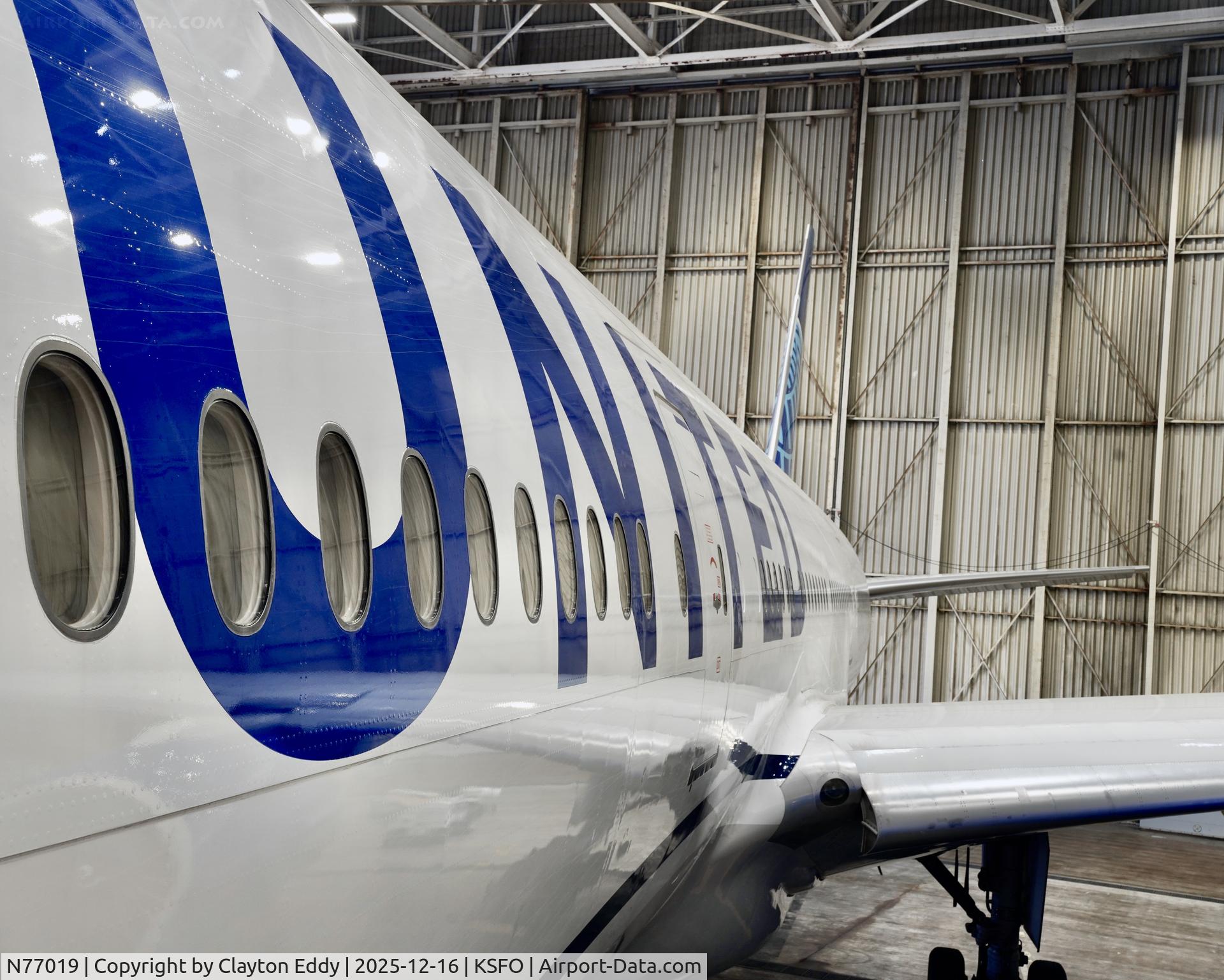 N77019, 2007 Boeing 777-224 C/N 35547, SFO 2025