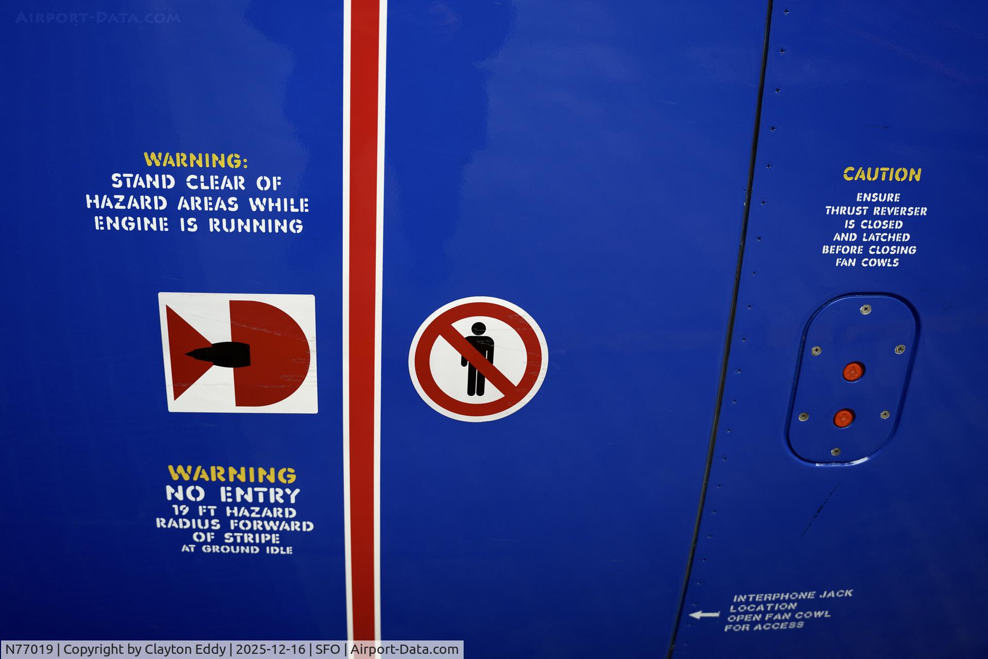 N77019, 2007 Boeing 777-224 C/N 35547, SFO 2025