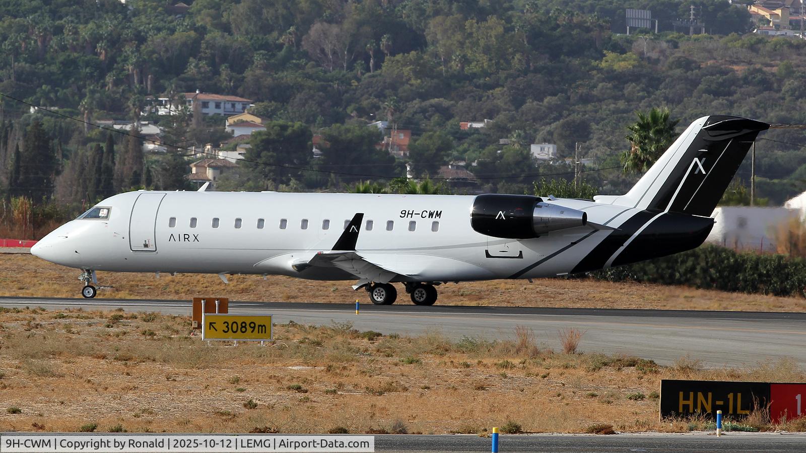 9H-CWM, 2005 Bombardier Challenger 850 (CL-600-2B19) C/N 8065, at agp