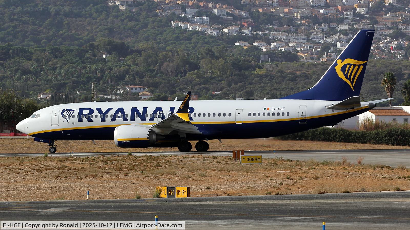 EI-HGF, 2019 Boeing 737-8 MAX 200 C/N 62317, at agp