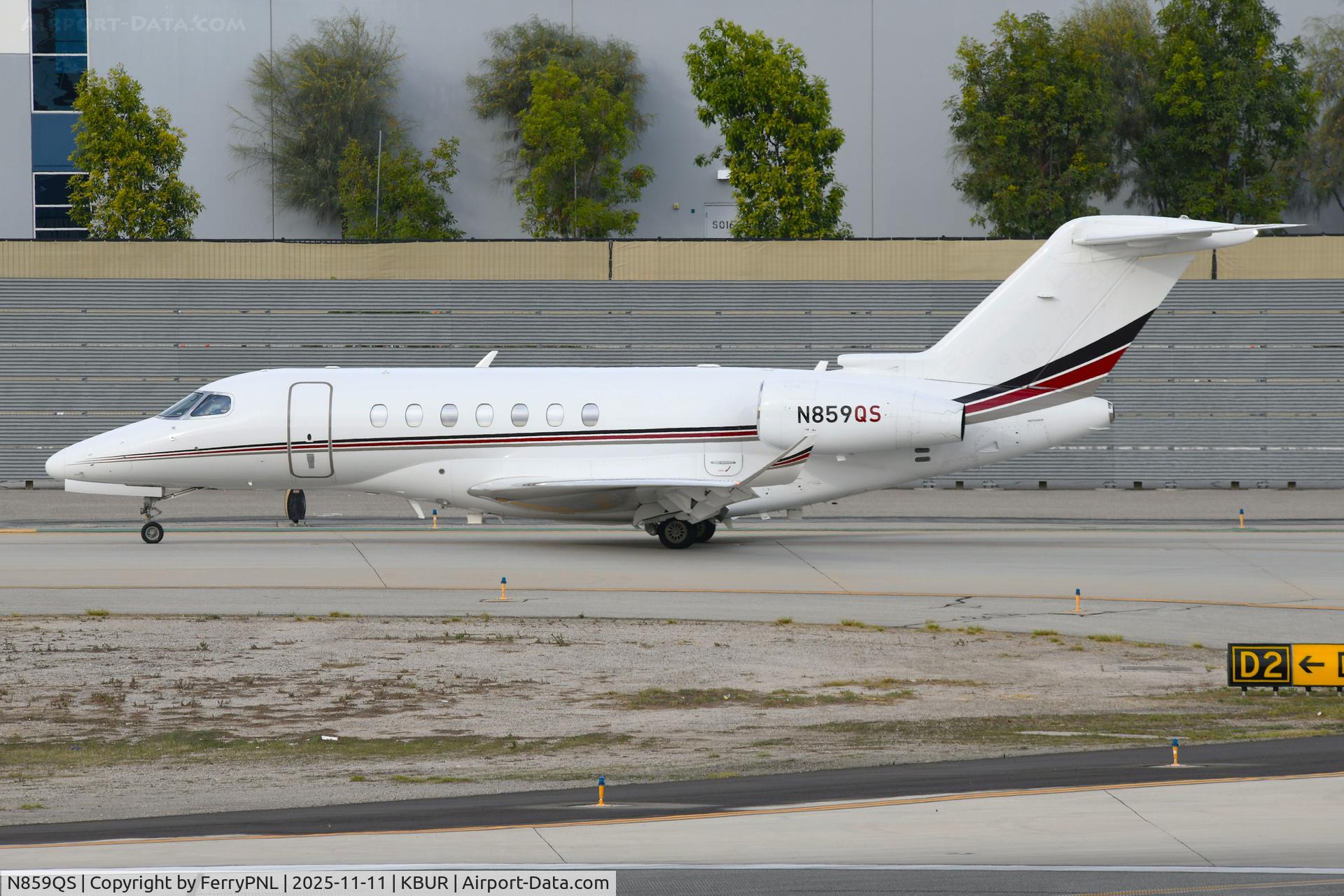 N859QS, 2024 Cessna 700 Citation Longitude C/N 700-0112, Netjets Ce700