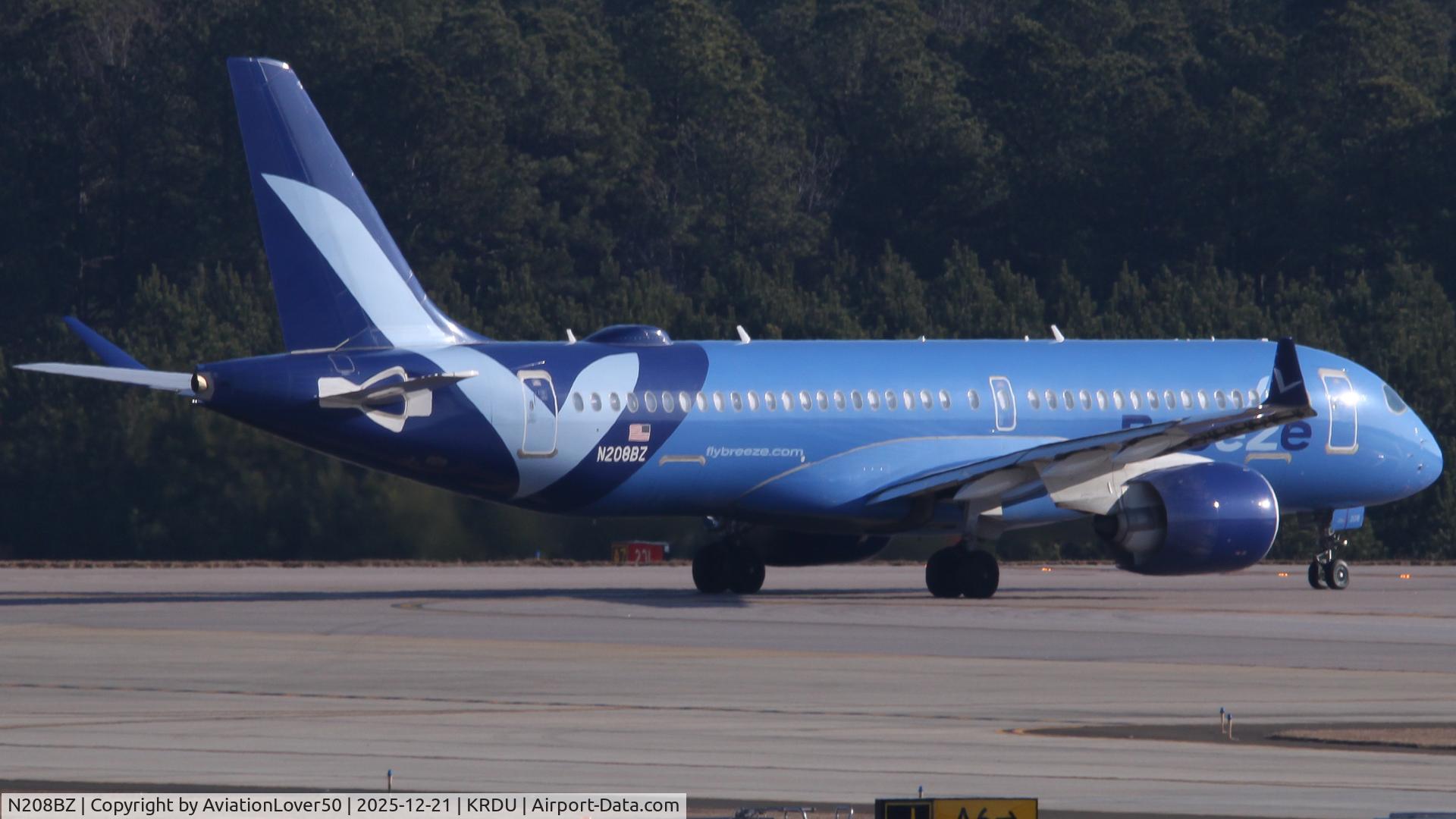 N208BZ, 2022 Airbus A220-300 C/N 55148, Breeze A223