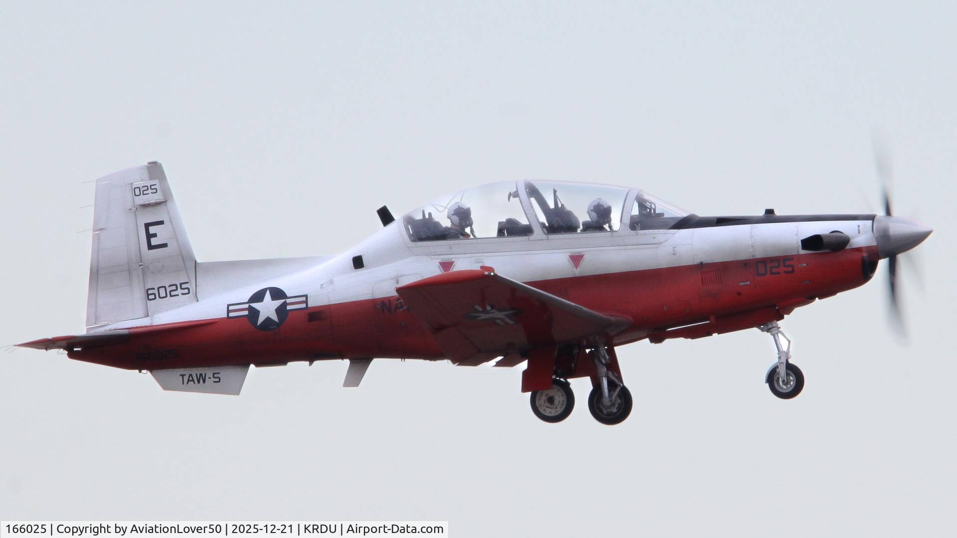 166025, Raytheon T-6B Texan II C/N PN-16, USN T-6B