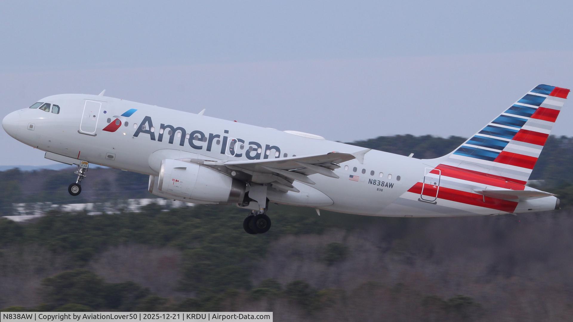 N838AW, 2005 Airbus A319-132 C/N 2615, American A319