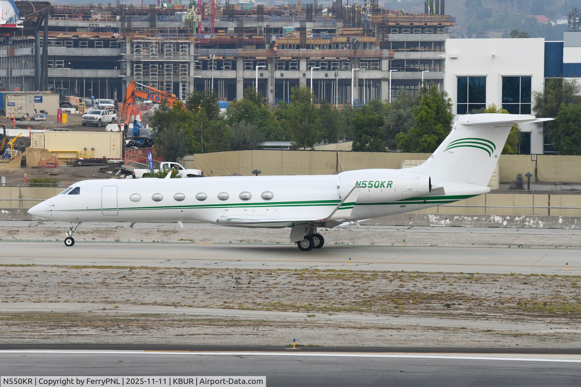 N550KR, 2015 Gulfstream GV-SP C/N 5491, Arrival of G550 of N550KR LLC