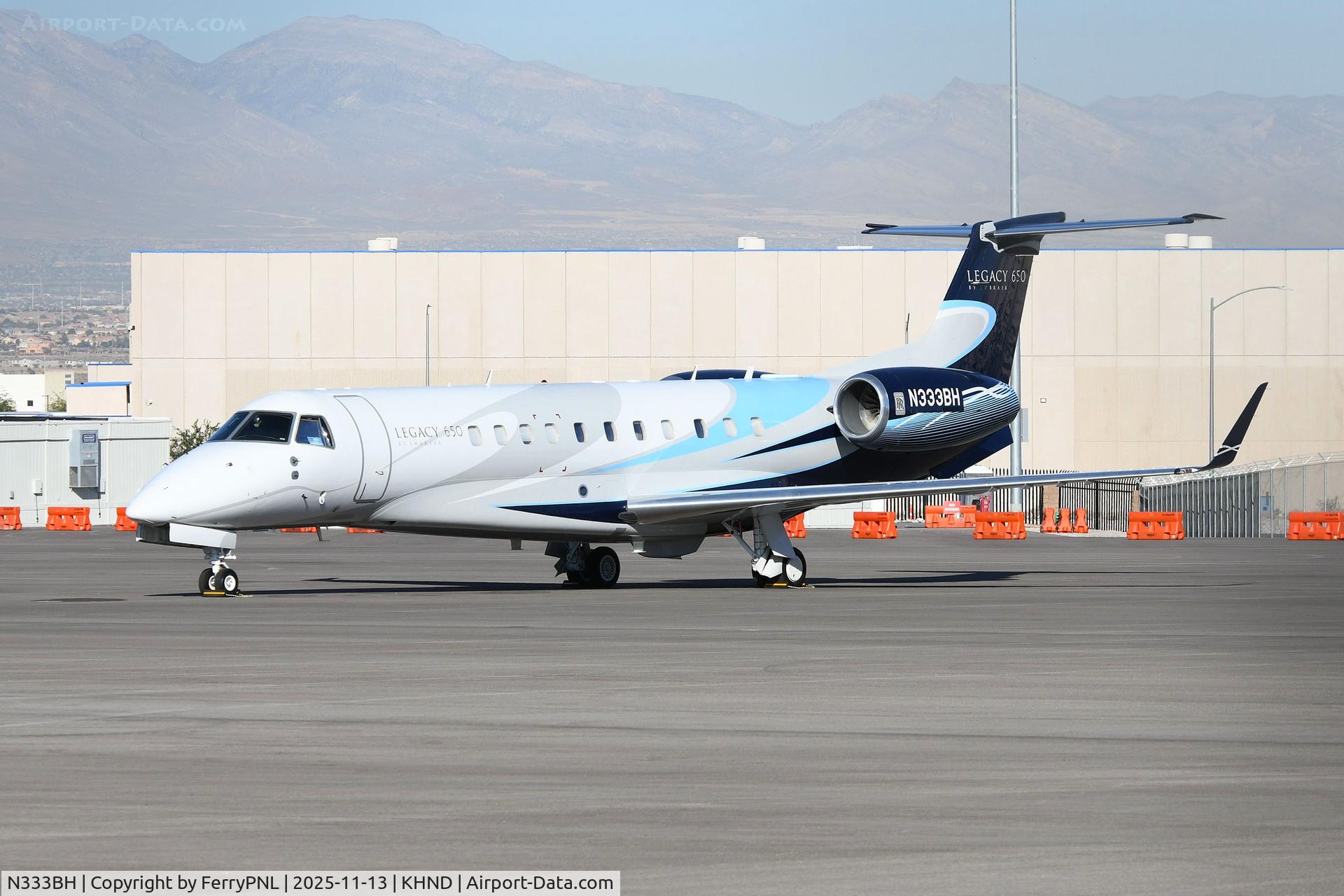 N333BH, 2012 Embraer EMB-135BJ Legacy 650 C/N 14501167, BLH Flight EMB135L