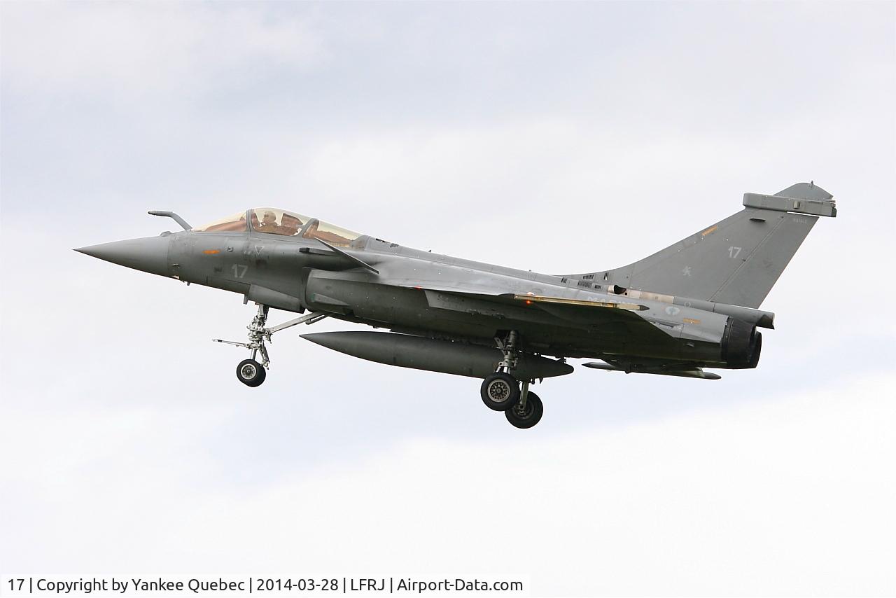 17, Dassault Rafale M C/N 17, Dassault Rafale M, Landivisiau Naval Air Base (LFRJ-LDV)