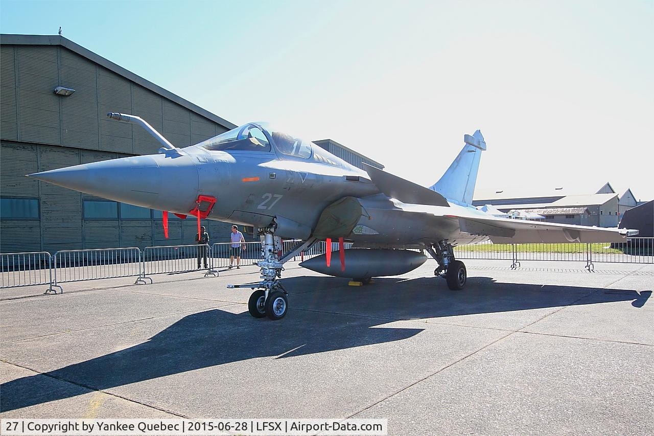 27, 2011 Dassault Rafale M C/N 27, Dassault Rafale M, Static display, Luxeuil-St Sauveur Air Base 116 (LFSX)