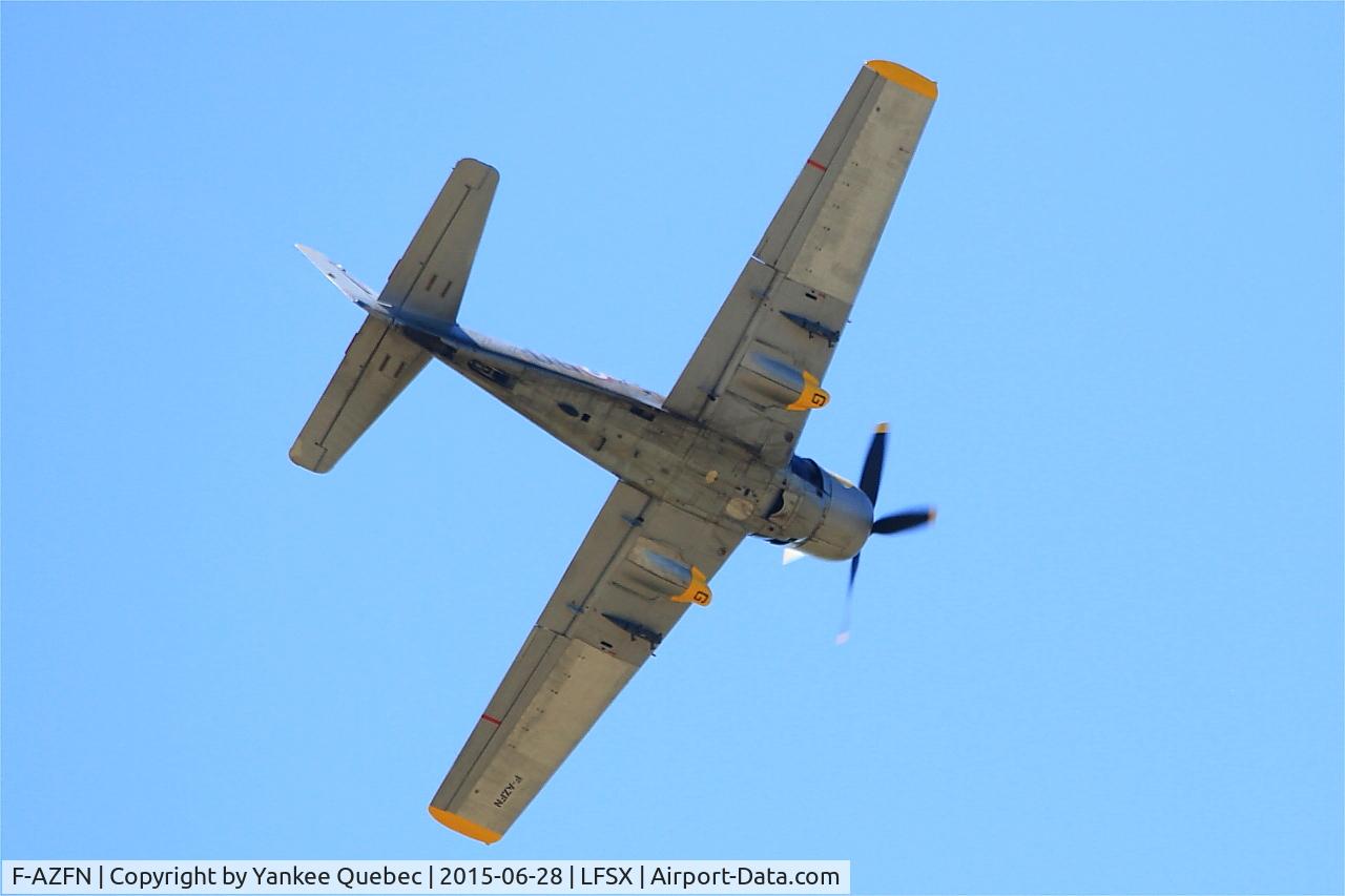 F-AZFN, Douglas AD-4N Skyraider C/N 7609, Douglas AD-4N Skyraider, On display, Luxeuil-St Sauveur Air Base 116 (LFSX)