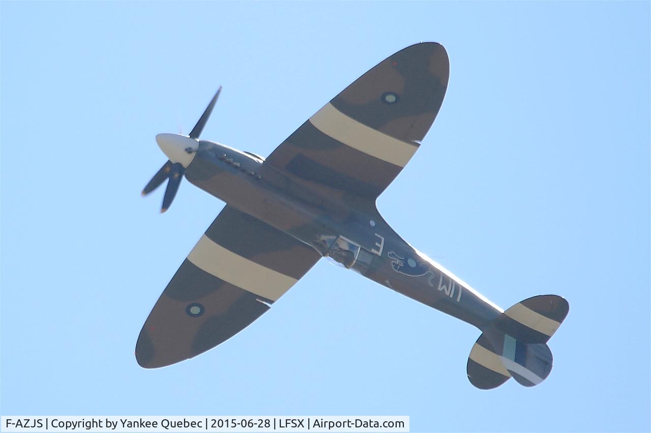 F-AZJS, 1944 Supermarine 389 Spitfire PR.XIX C/N 6S/585110, Supermarine 389 Spitfire PR.XIX, On display Luxeuil-St Sauveur Air Base 116 (LFSX)