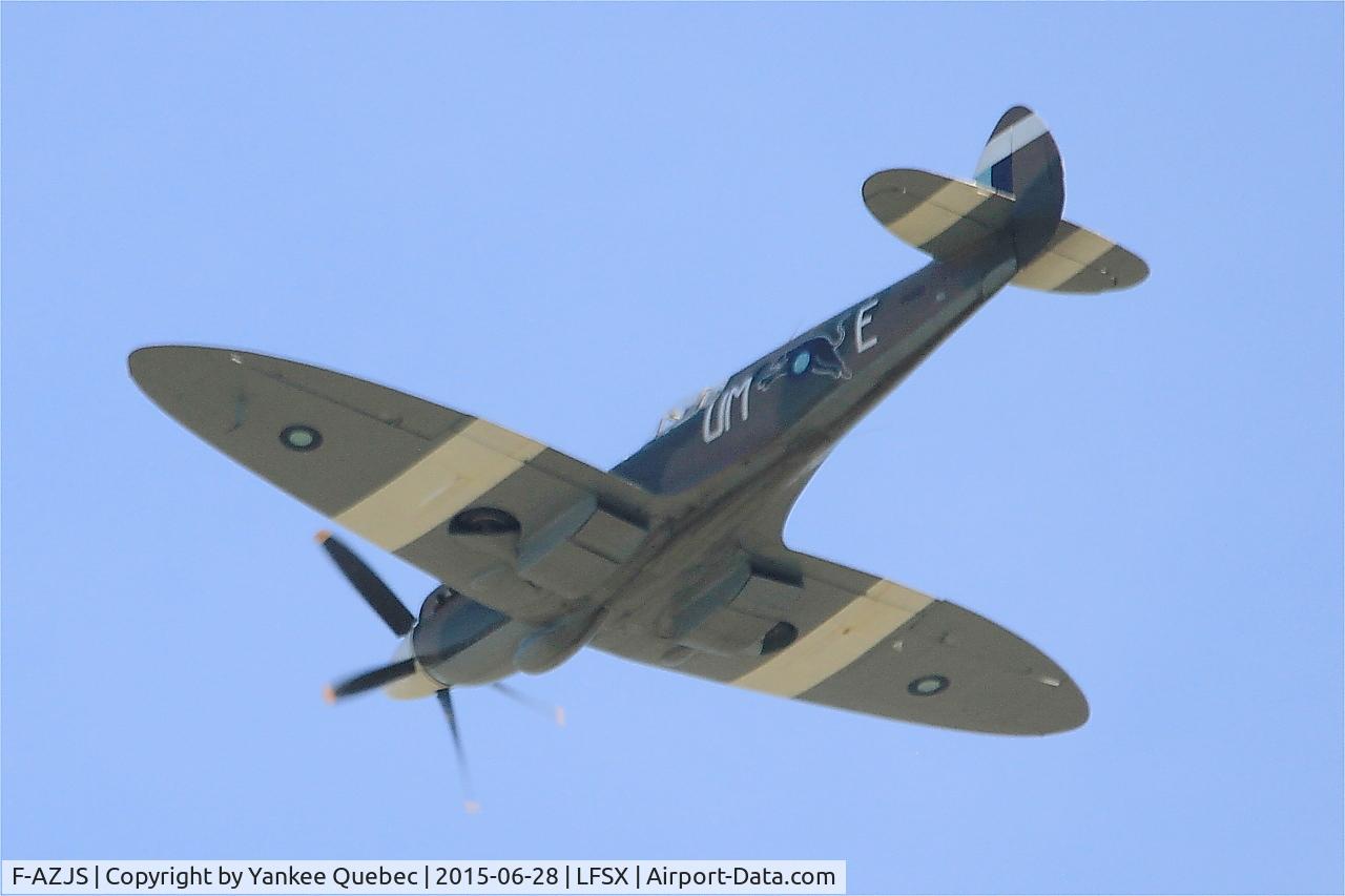 F-AZJS, 1944 Supermarine 389 Spitfire PR.XIX C/N 6S/585110, Supermarine 389 Spitfire PR.XIX, On display Luxeuil-St Sauveur Air Base 116 (LFSX)