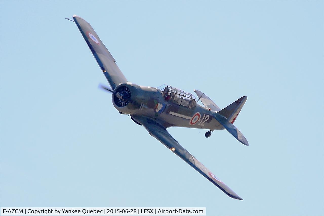 F-AZCM, 1951 North American T-6G Texan C/N 182-179, North American T-6G Texan, On display, Luxeuil-Saint Sauveur Air Base 116 (LFSX)