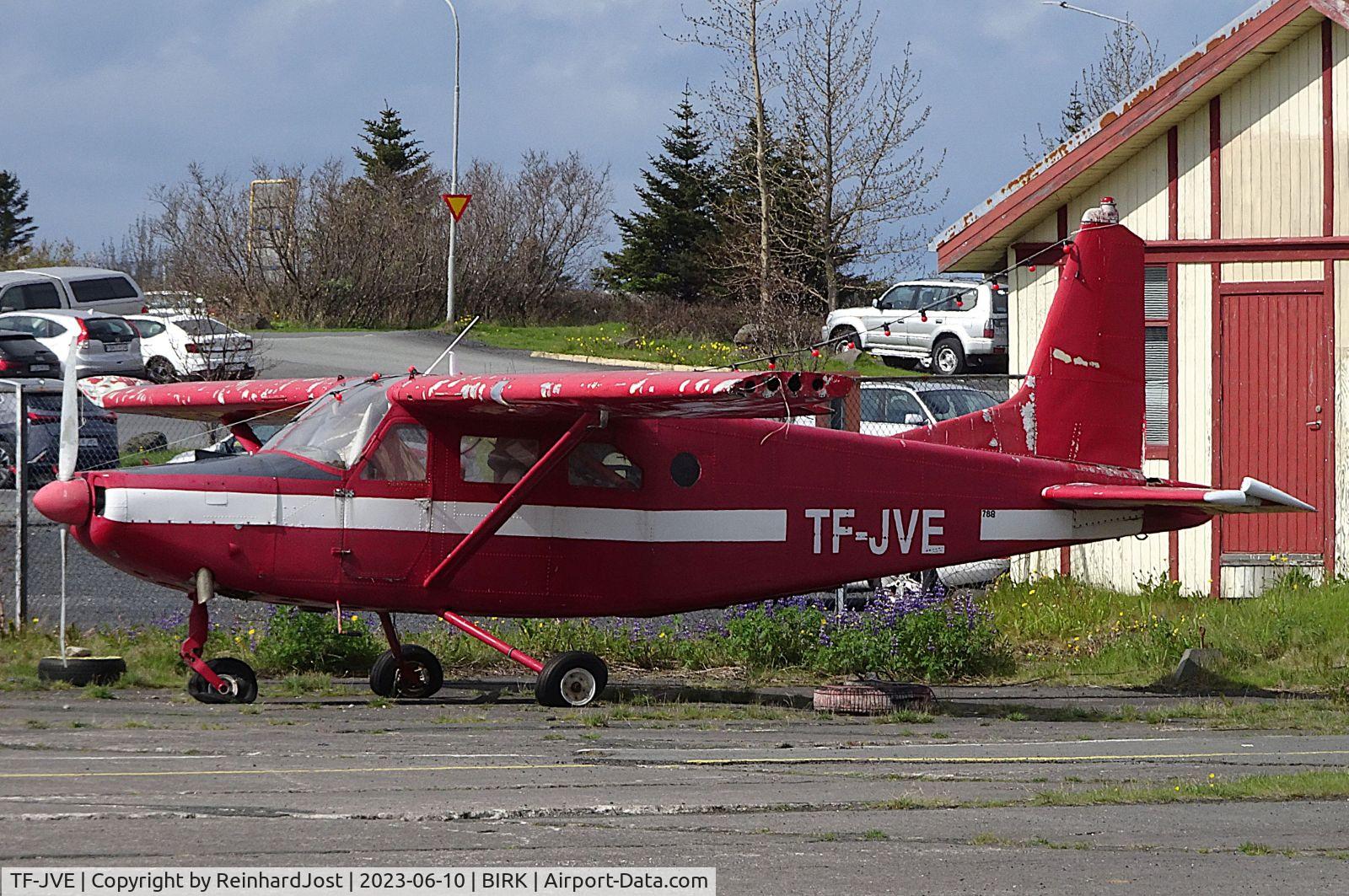 TF-JVE, Aermacchi AL-60B-2 Santa Maria C/N 6237/57, In need of maintenance at Reykjavik Domestic, Iceland