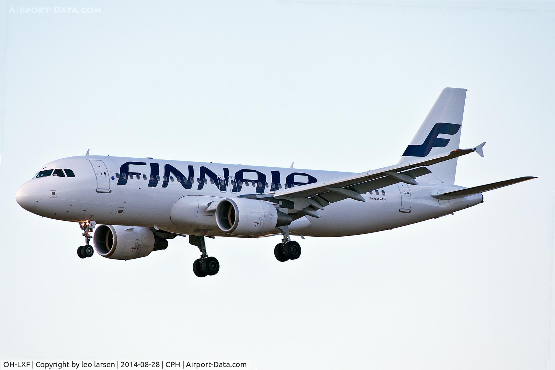 OH-LXF, 2002 Airbus A320-214 C/N 1712, Copenhagen 28.8.2014