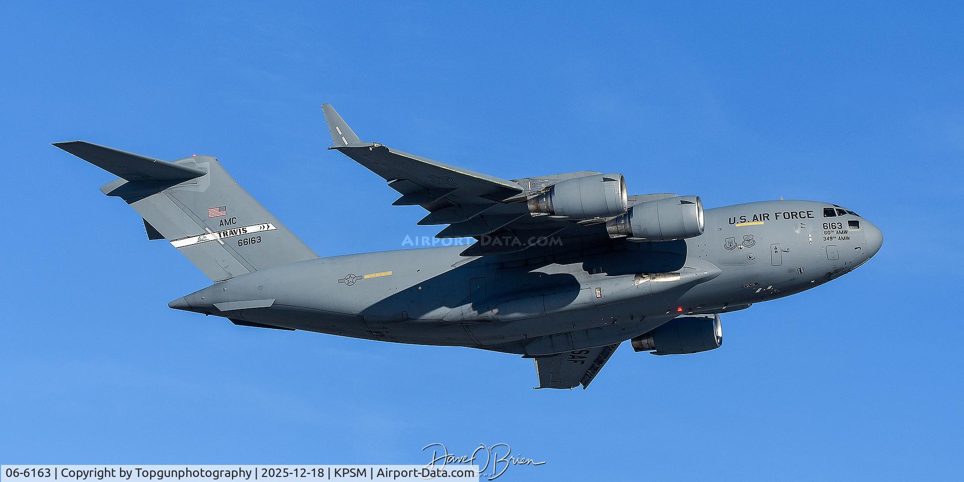 06-6163, 2006 Boeing C-17A Globemaster III C/N P-163, 21st AS Travis AFB, CA