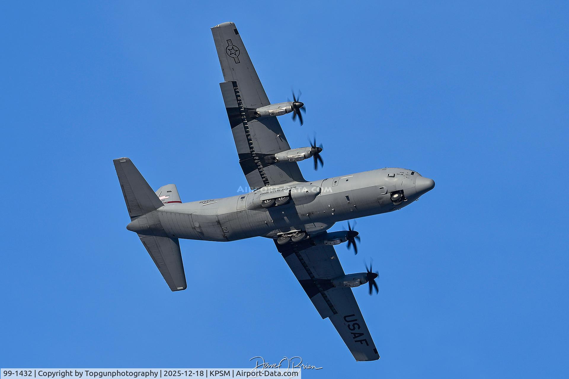 99-1432, 1999 Lockheed Martin C-130J-30 Super Hercules C/N 382-5518, RHODY13