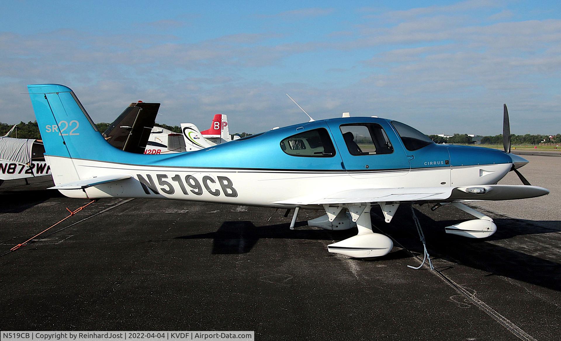 N519CB, Cirrus SR22 C/N 3819, Cirrus SR22 at Tampa Executive, FL