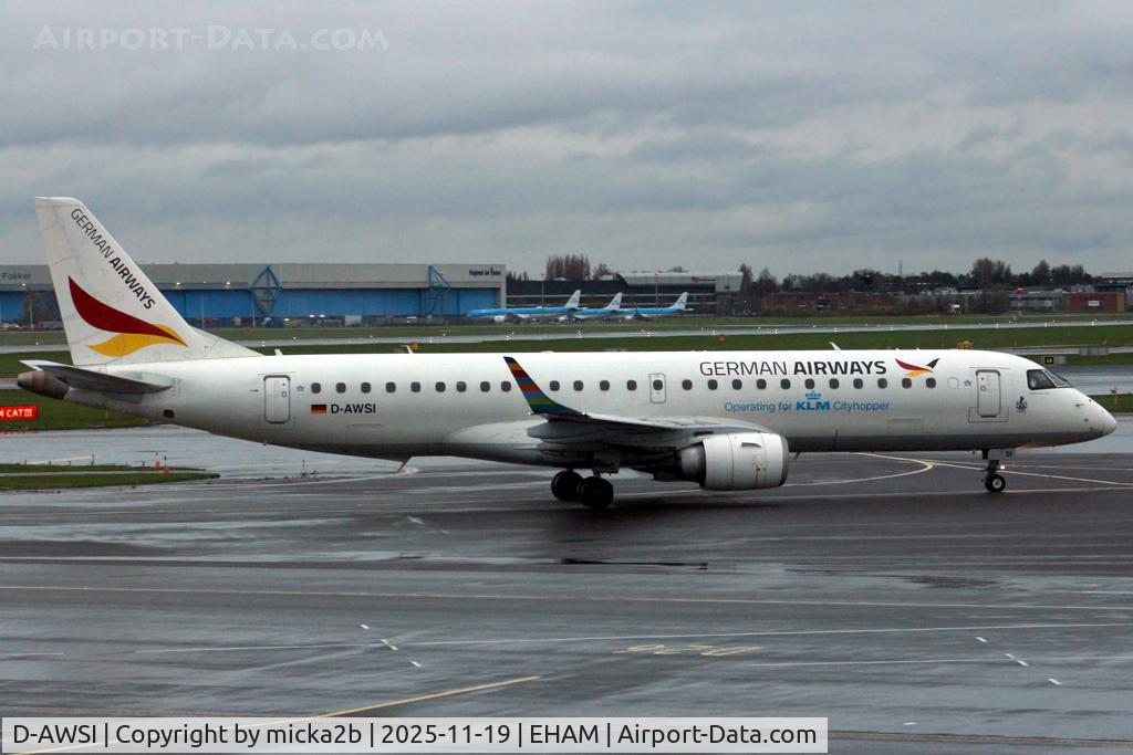D-AWSI, 2007 Embraer 190LR (ERJ-190-100LR) C/N 19000074, Taxiing