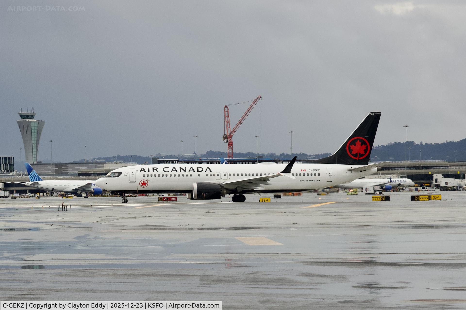 C-GEKZ, 2019 Boeing 737-8 MAX C/N 61236, SFO 2025