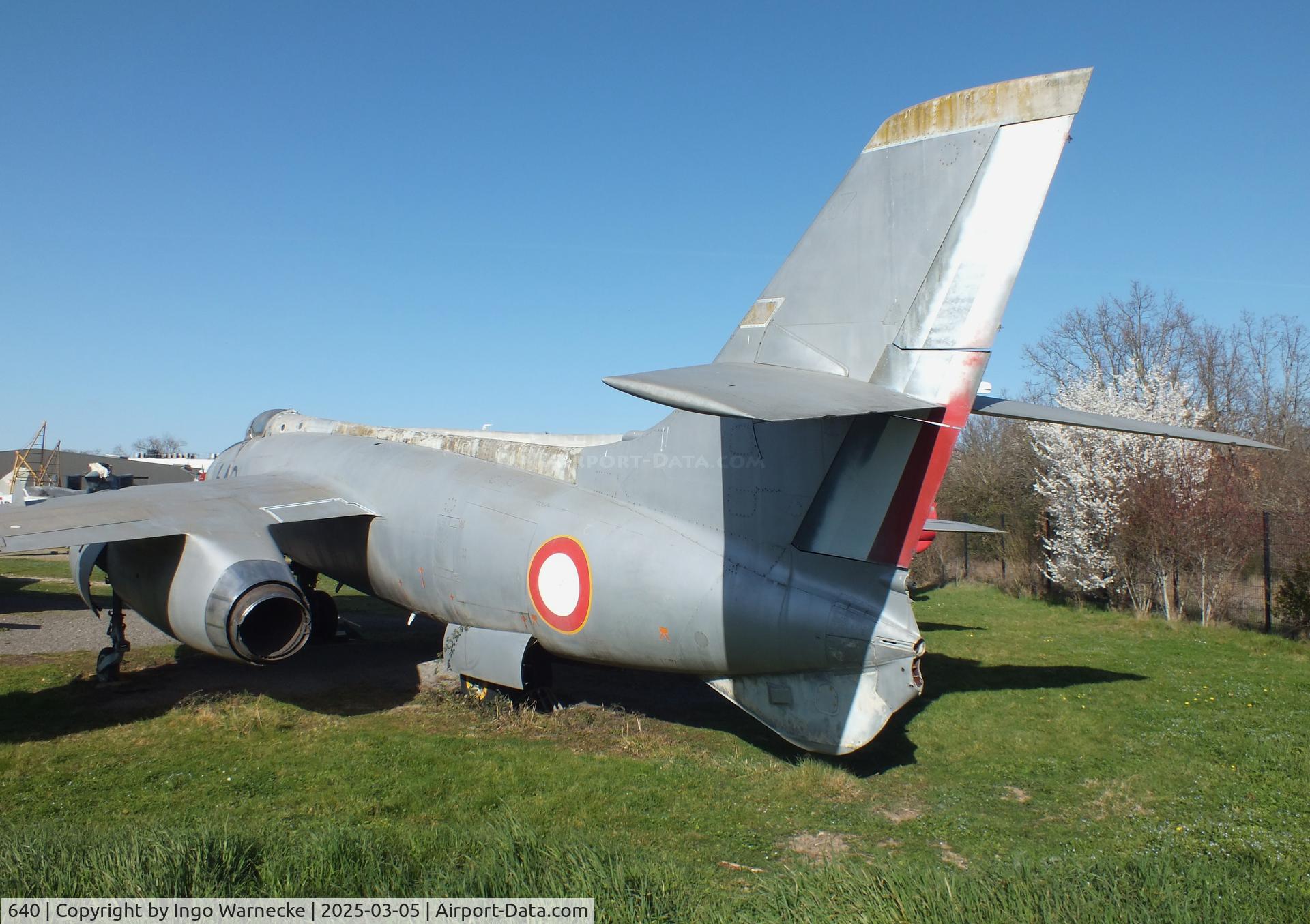 640, Sud Aviation SO.4050B Vautour IIB C/N 119, Sud Aviation SO.4050B Vautour II B at the Ailes Anciennes Toulouse Museum, Blagnac