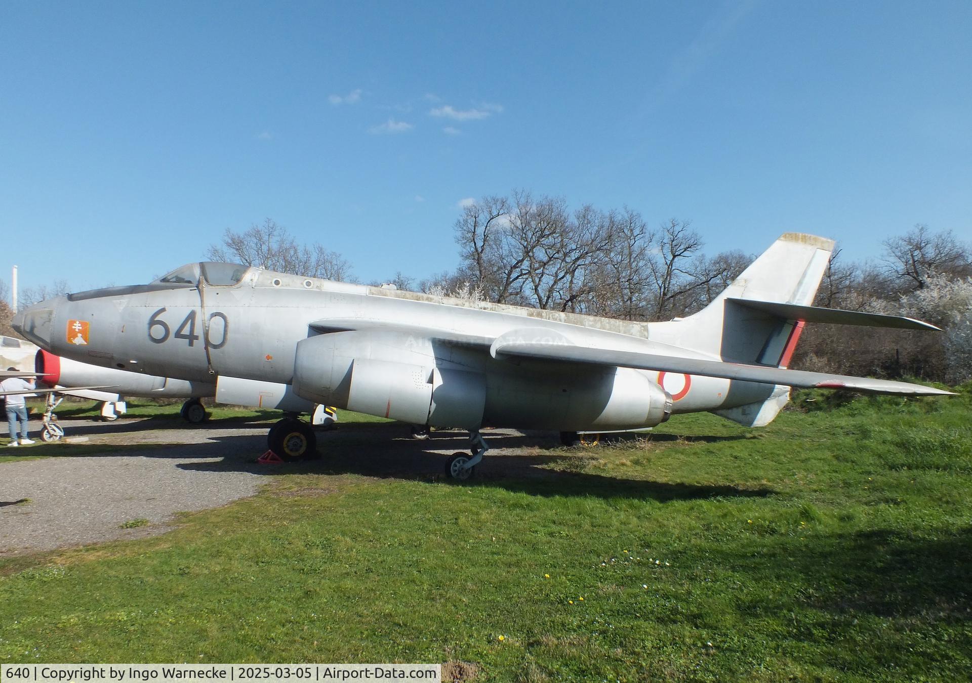 640, Sud Aviation SO.4050B Vautour IIB C/N 119, Sud Aviation SO.4050B Vautour II B at the Ailes Anciennes Toulouse Museum, Blagnac