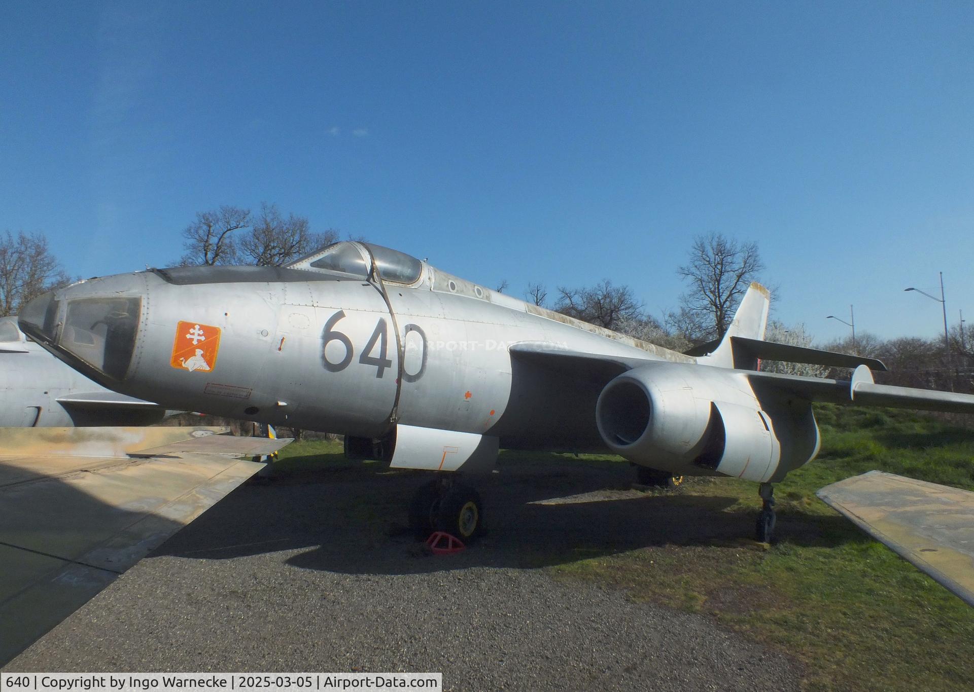 640, Sud Aviation SO.4050B Vautour IIB C/N 119, Sud Aviation SO.4050B Vautour II B at the Ailes Anciennes Toulouse Museum, Blagnac