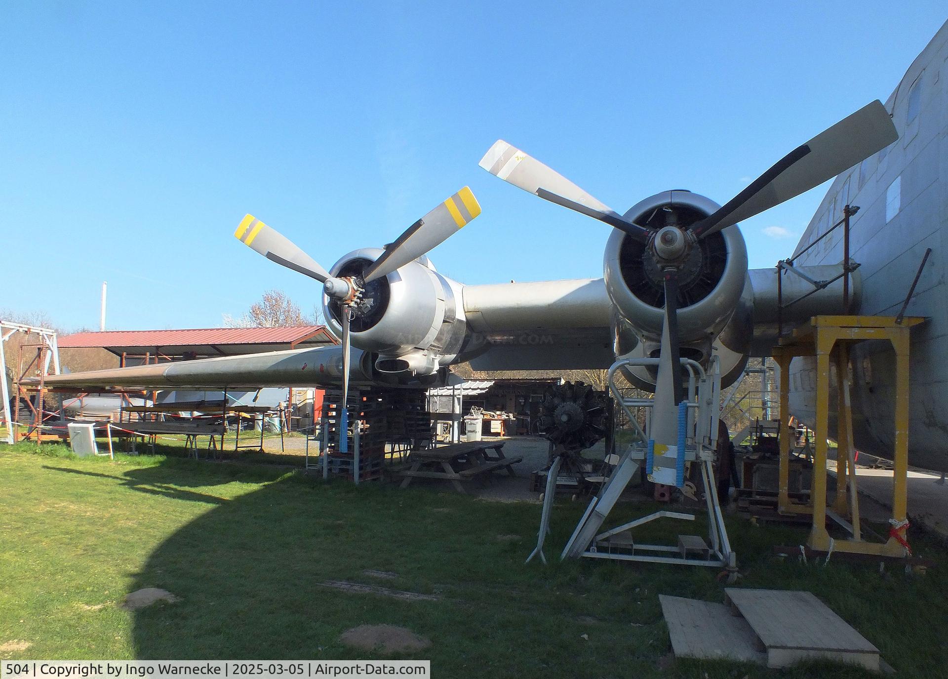 504, Breguet 765 Sahara C/N 504, Breguet 765 Sahara (outer wings/tailplanes dismouted) being restored at the Ailes Anciennes Toulouse Museum, Blagnac