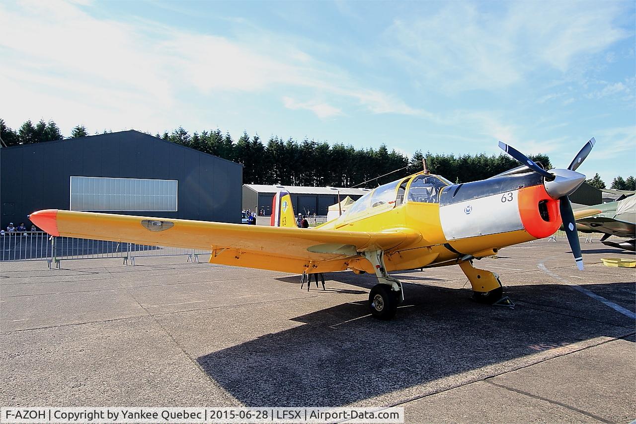 F-AZOH, Morane-Saulnier MS-733 Alcyon C/N 63, Morane-Saulnier MS-733 Alcyon, Static display, Luxeuil-Saint Sauveur Air Base 116 (LFSX)