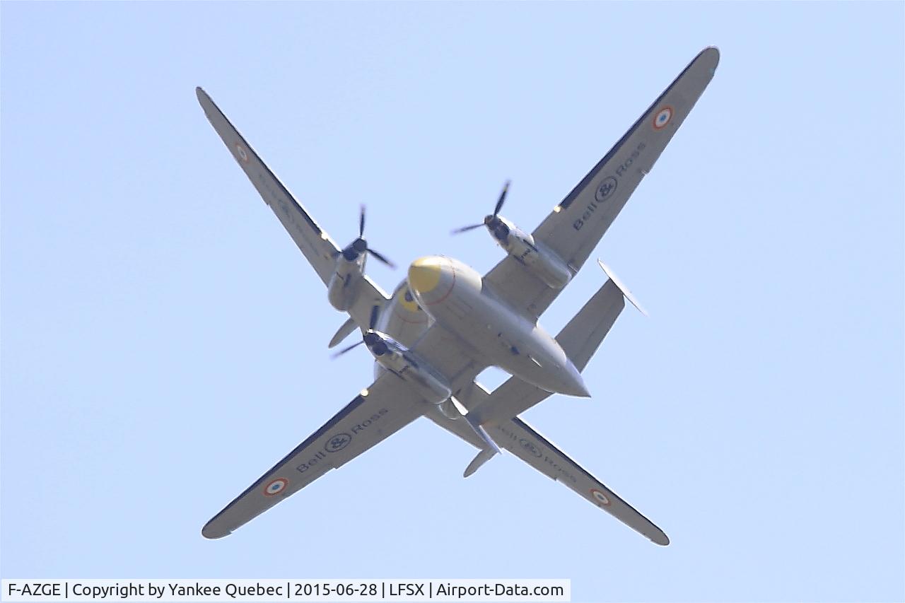 F-AZGE, 1951 Dassault MD-312 Flamant C/N 158, Dassault MD-312 Flamant, On display with MD-311 F-AZKT in the background, Luxeuil-St Sauveur Air Base 116(LFSX)