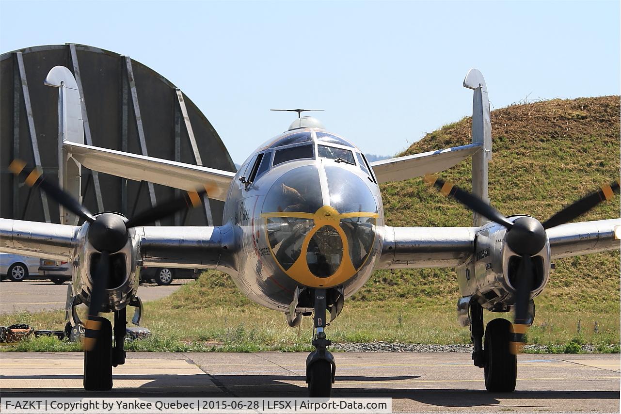 F-AZKT, 1954 Dassault MD-311 Flamant C/N 260, Dassault MD-311 Flamant, Flight line, Luxeuil-St Sauveur Air Base 116 (LFSX)
