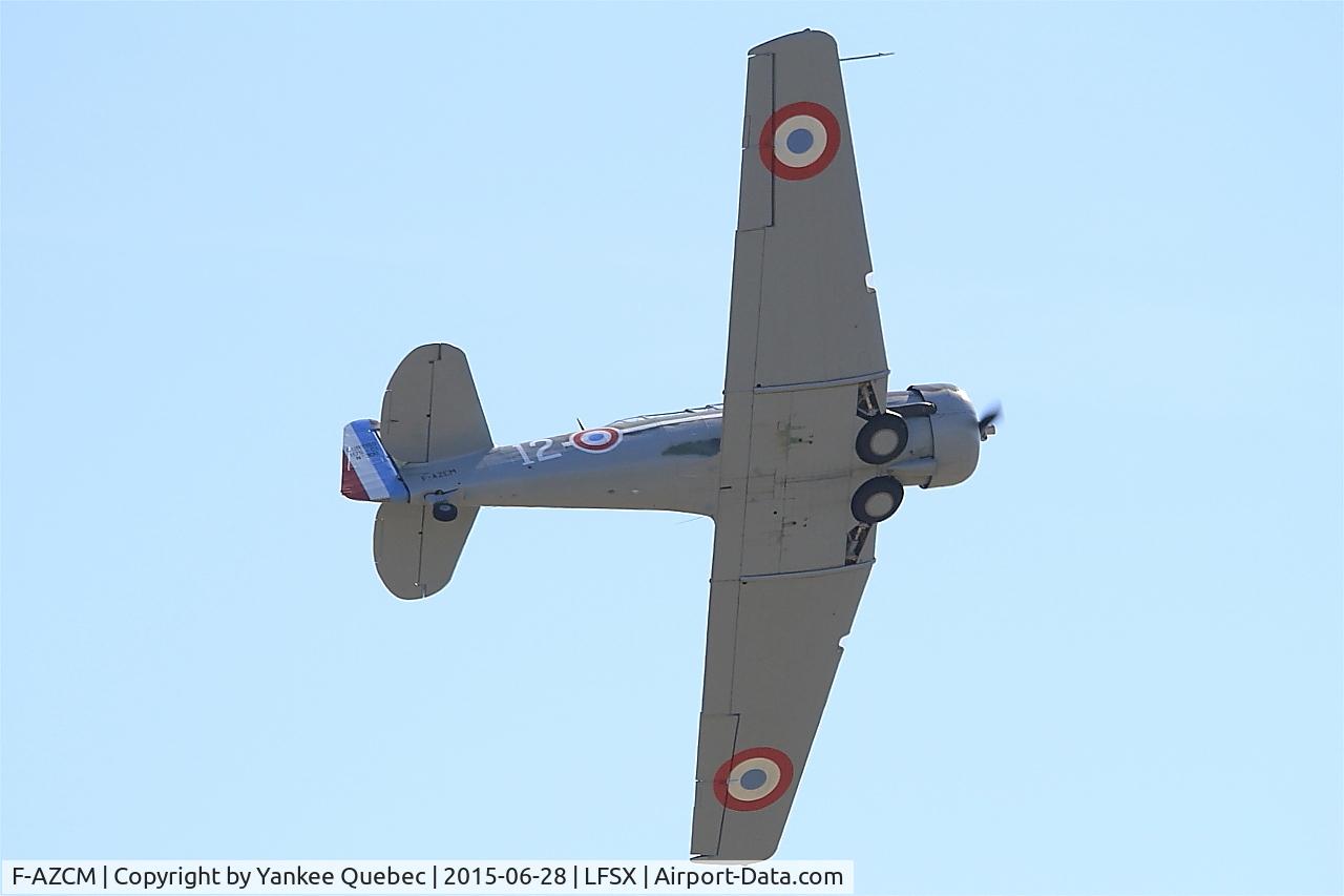 F-AZCM, 1951 North American T-6G Texan C/N 182-179, North American T-6G Texan, On display, Luxeuil-Saint Sauveur Air Base 116 (LFSX)