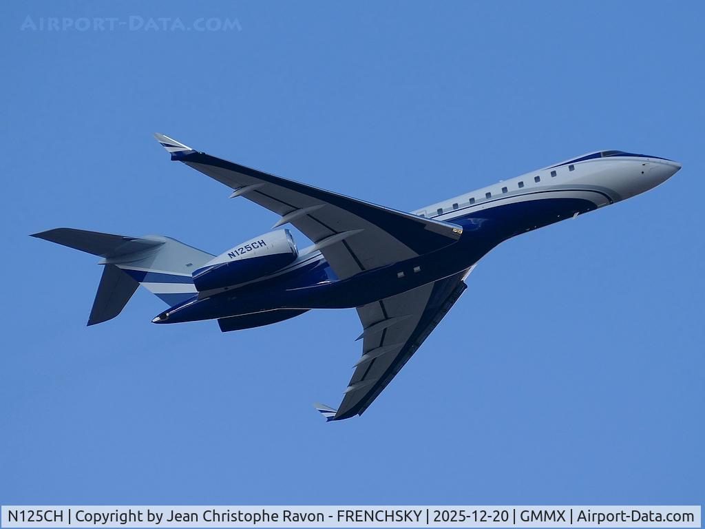 N125CH, 2001 Bombardier BD-700-1A10 Global Express C/N 9080, Marrakesh (RAK)	Chicago (PWK)