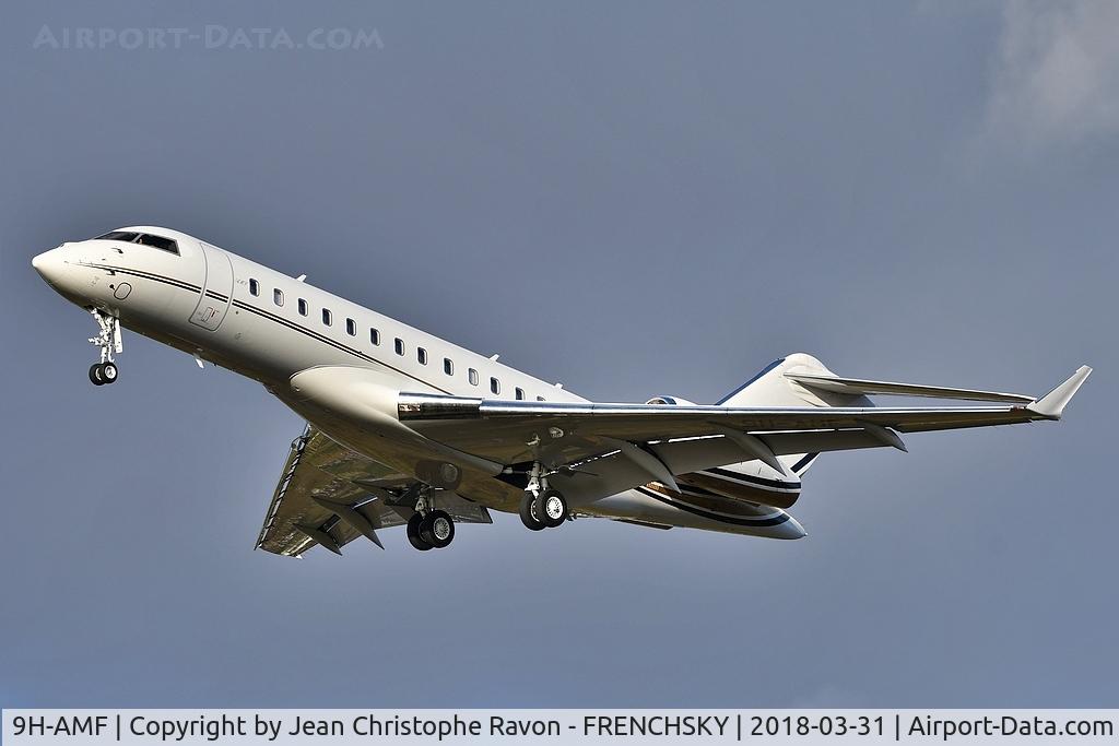 9H-AMF, 2011 Bombardier BD-700-1A10 Global Express C/N 9437, Hyperion Aviation