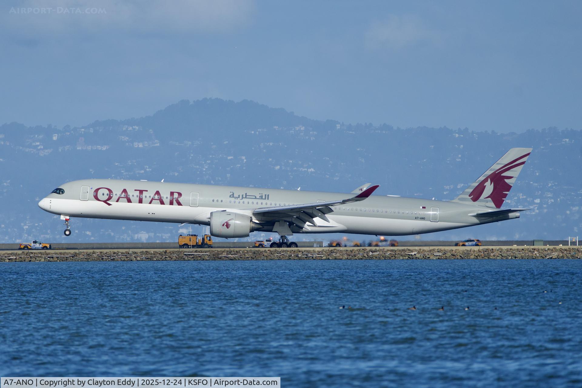 A7-ANO, 2020 Airbus A350-1041 C/N 368, SFO 2025