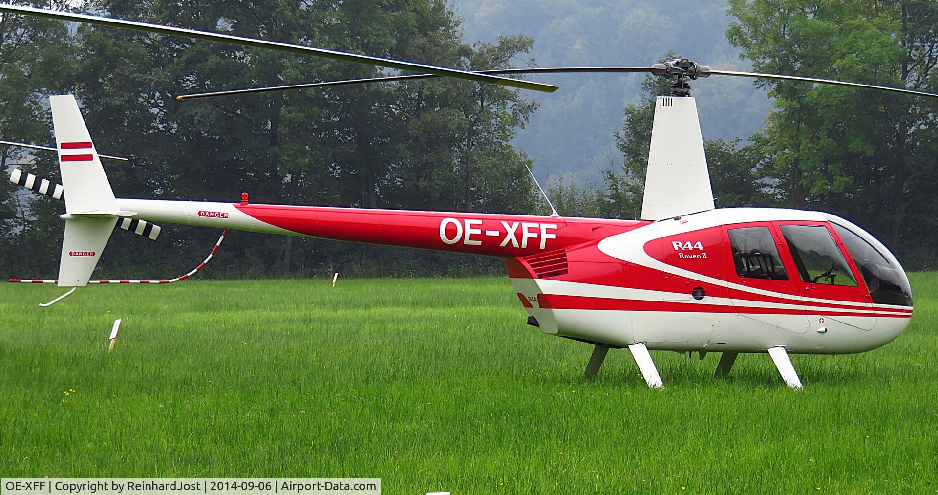 OE-XFF, Robinson R44 II C/N 10744, OE-XFF without titles at HeliDays Austria, Franzl im Holz near Gnunden, Austria