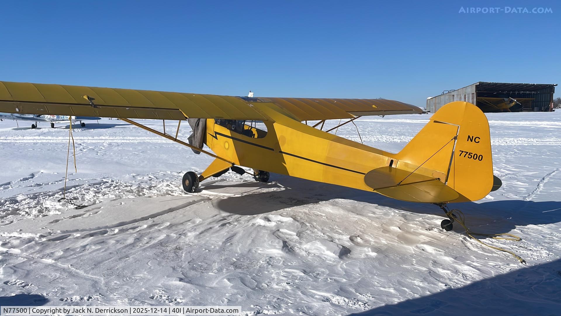 N77500, Piper J3C-65 Cub C/N 21991, J-3c