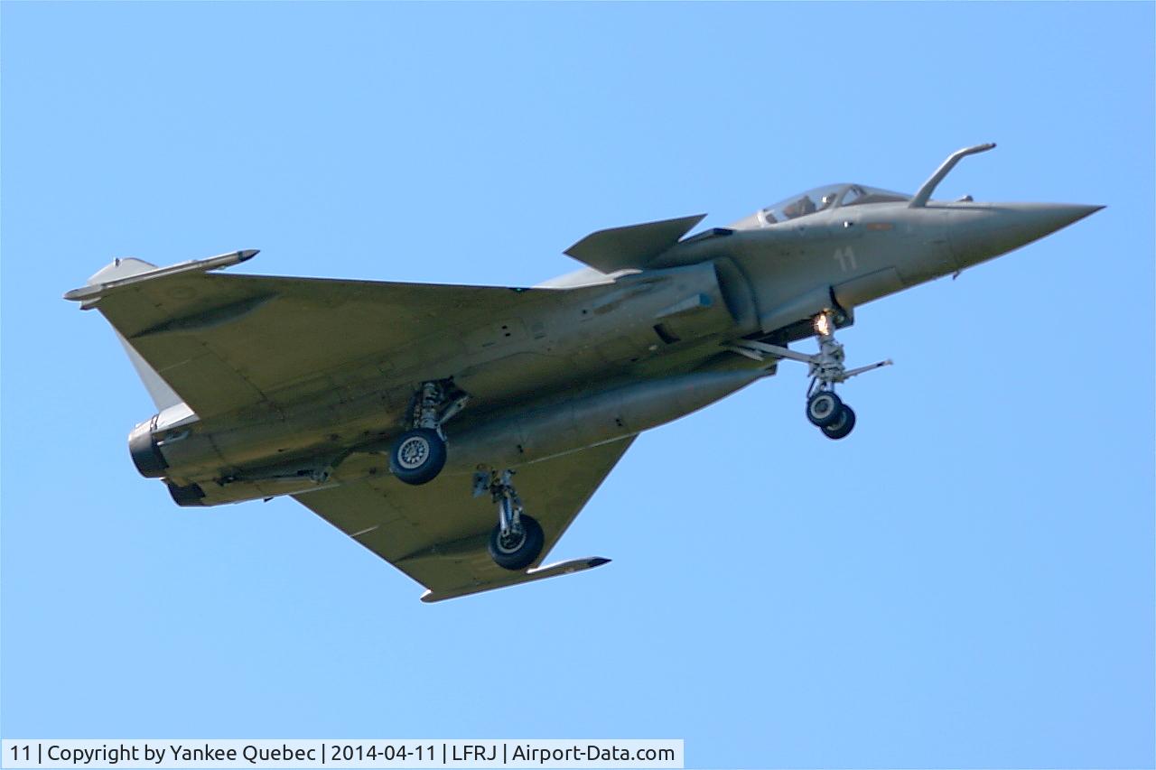 11, Dassault Rafale M C/N 11, Dassault Rafale M, Landivisiau Naval Air Base (LFRJ-LDV)