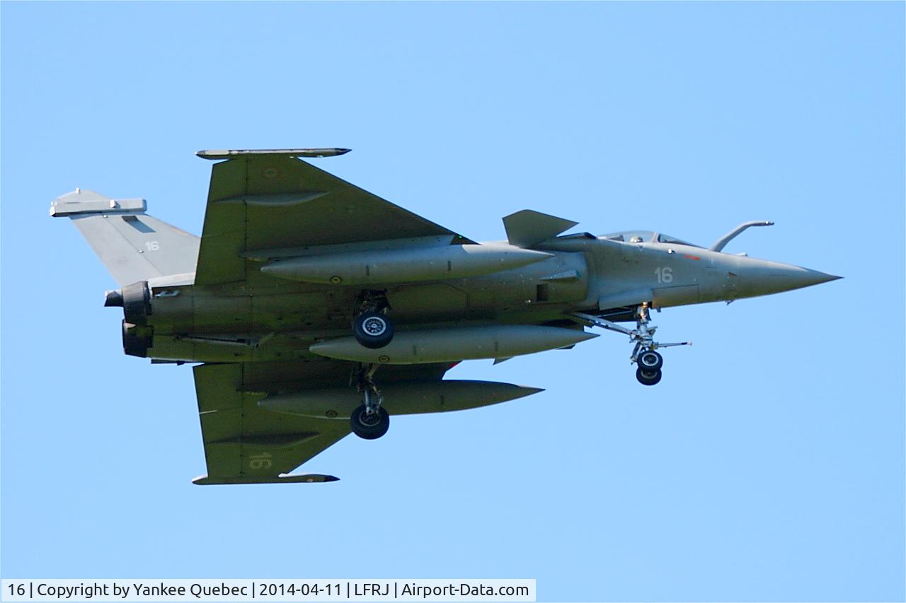16, Dassault Rafale M C/N 16, Dassault Rafale M, Landivisiau Naval Air Base (LFRJ-LDV)
