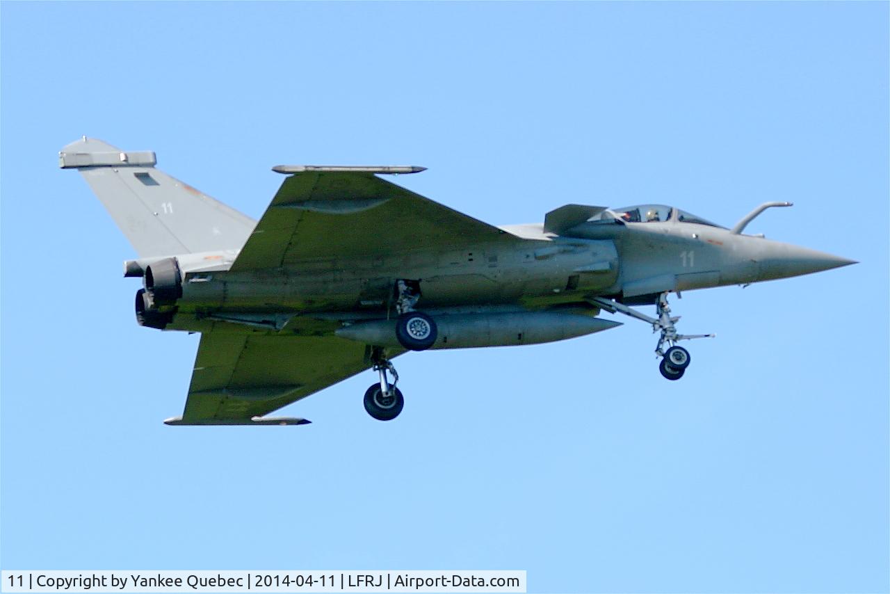 11, Dassault Rafale M C/N 11, Dassault Rafale M, Landivisiau Naval Air Base (LFRJ-LDV)