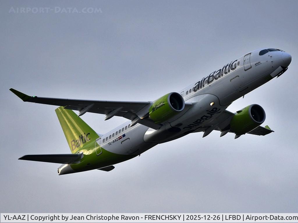 YL-AAZ, 2021 Airbus A220-300 C/N 55114, Bordeaux (BOD)	Zurich (ZRH)	LX551