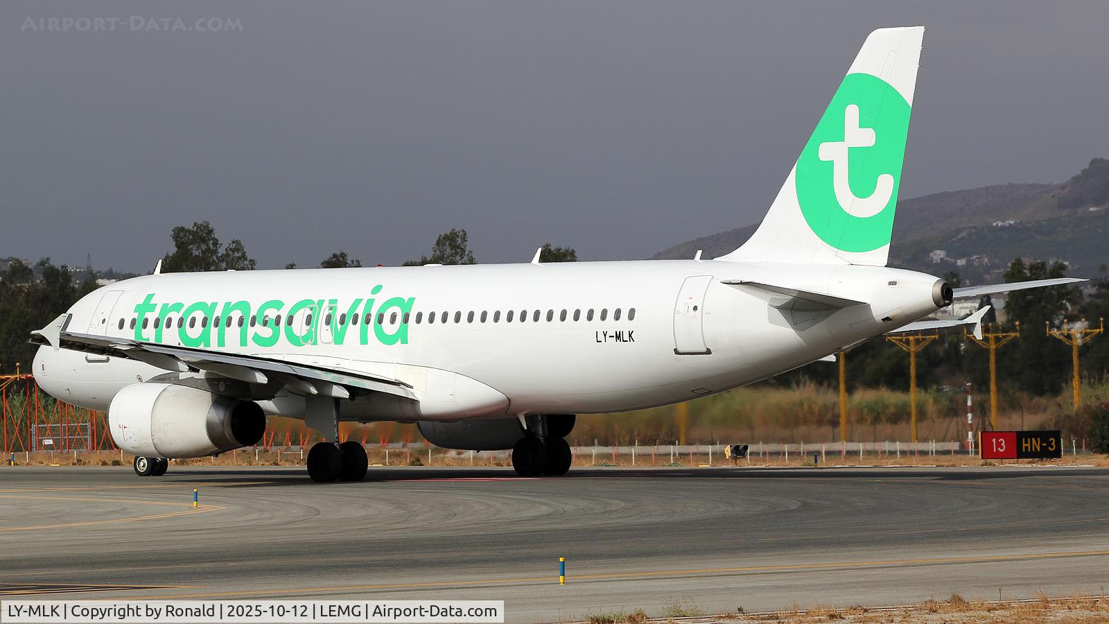 LY-MLK, 2009 Airbus A320-232 C/N 3968, at agp